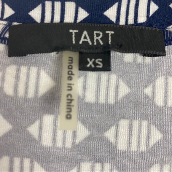 Tart jumpsuit blue/white geometric print XS modal - Picture 8 of 14